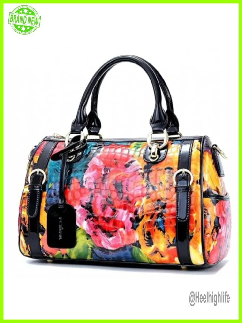 Genuine Leather Satchel Crossbody Shoulder Bag Top Handle Purse